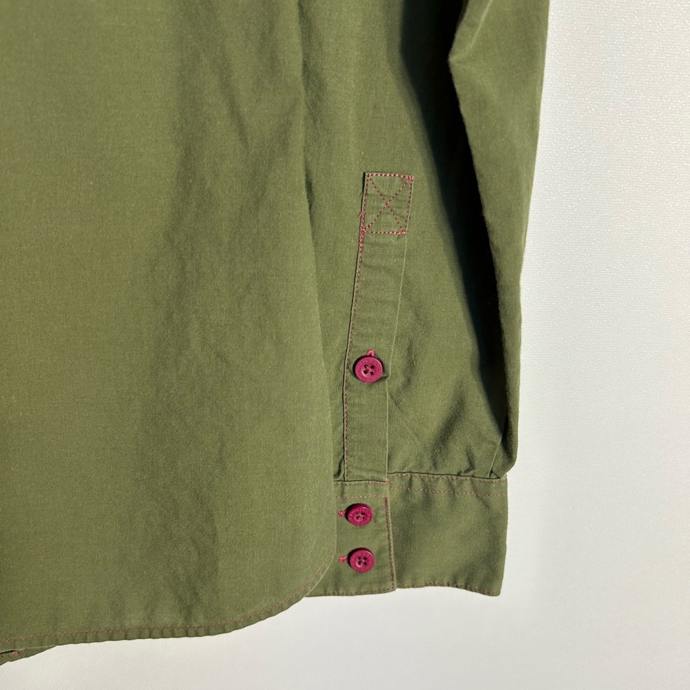 Patagonia Olive Green Button Down Shirt - Picture 5 of 6